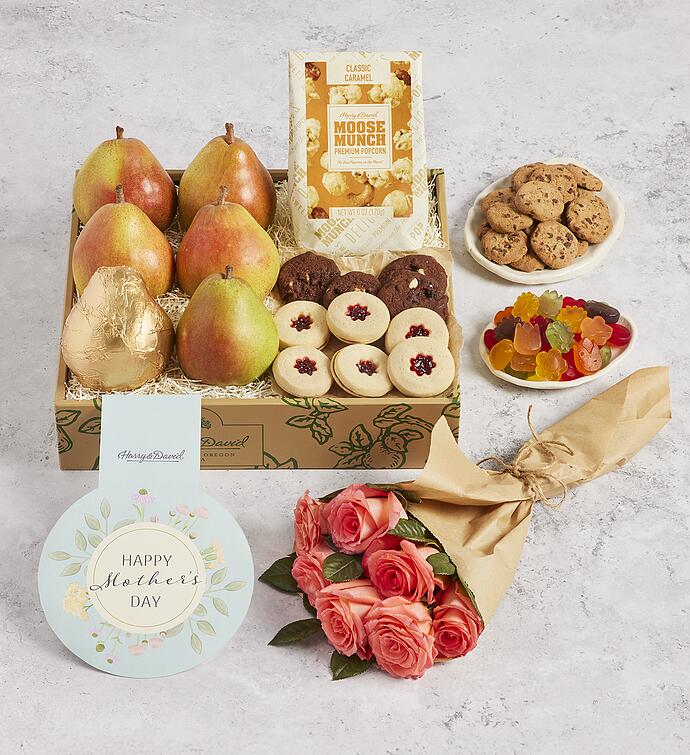 Deluxe Mother's Day Gift Box with Roses 