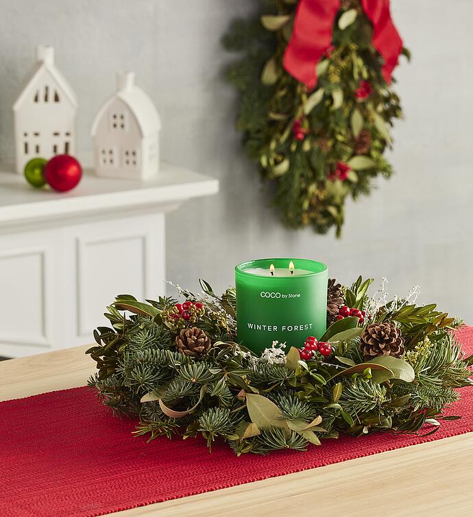 Holiday Boxwood Swag