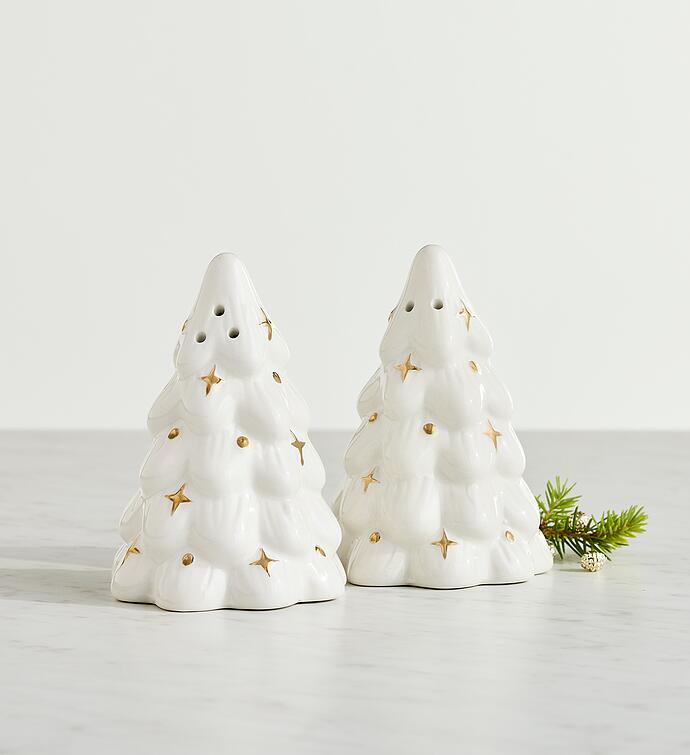 Holiday Trees Salt and Pepper Shakers