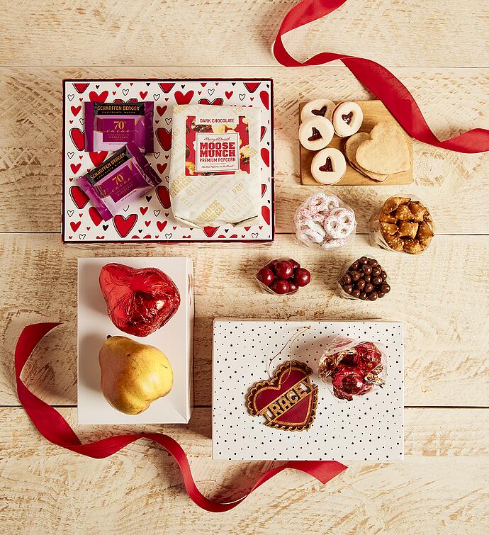 Harry & David® Valentine's Day Gift Tower with Personalized Wooden Ornament 