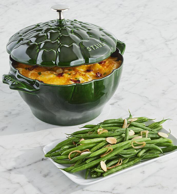 Staub® Enamel Cast Iron Cocotte with Side Dish Duo