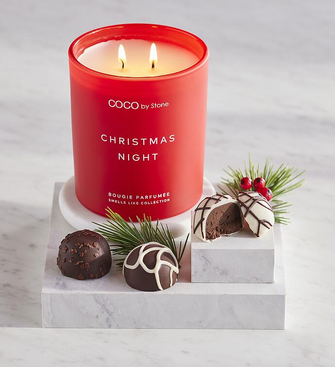 Christmas Night Scented Candle with Truffles
