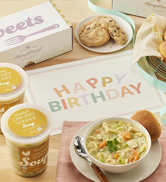 Classic Chicken Noodle Soup Gift Box with Occasion Placard