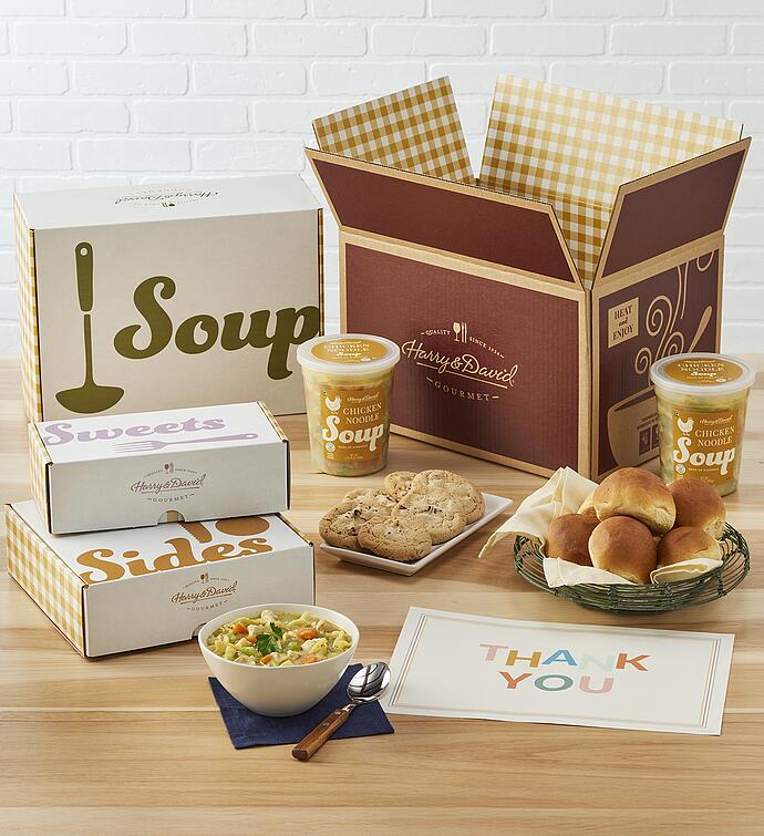 Classic Chicken Noodle Soup Gift Box with Occasion Placard