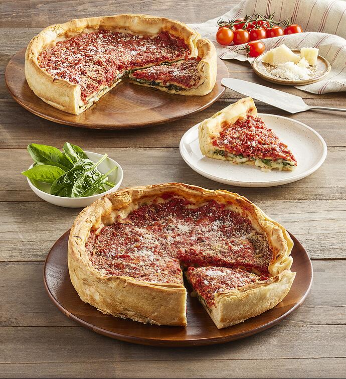 Giordano's Chicago Style Deep Dish Spinach Pizza Duo