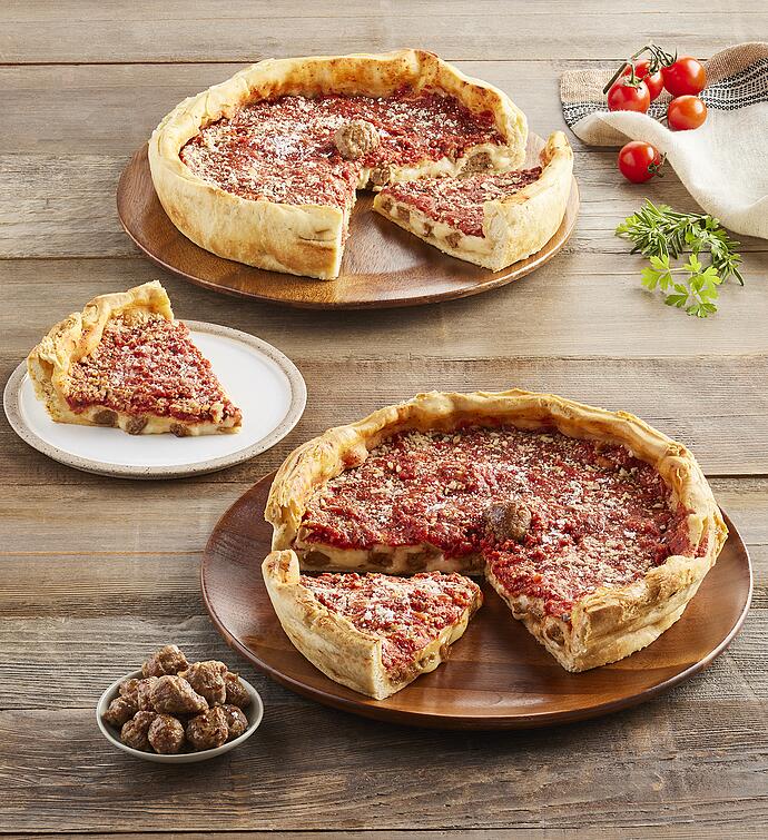 Giordano's Chicago Style Deep Dish Sausage Pizza Duo