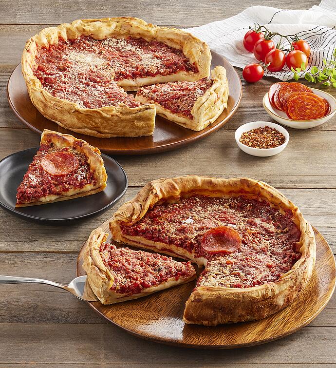 Giordano's Chicago-Style Deep Dish Pepperoni Pizza Duo