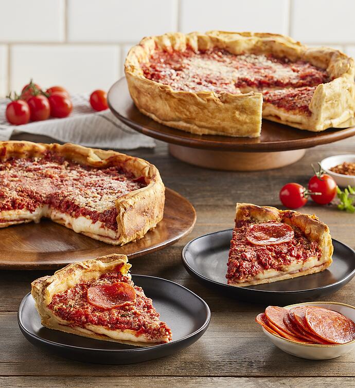 Giordano's Chicago-Style Deep Dish Pepperoni Pizza Duo