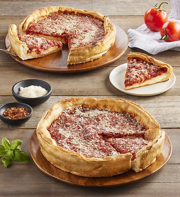 Giordano's Chicago Style Deep Dish Cheese Pizza Duo