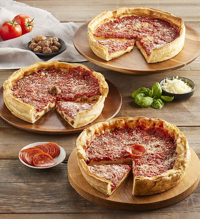 Giordano&#x27;s Chicago-Style Deep Dish Pizza Trio