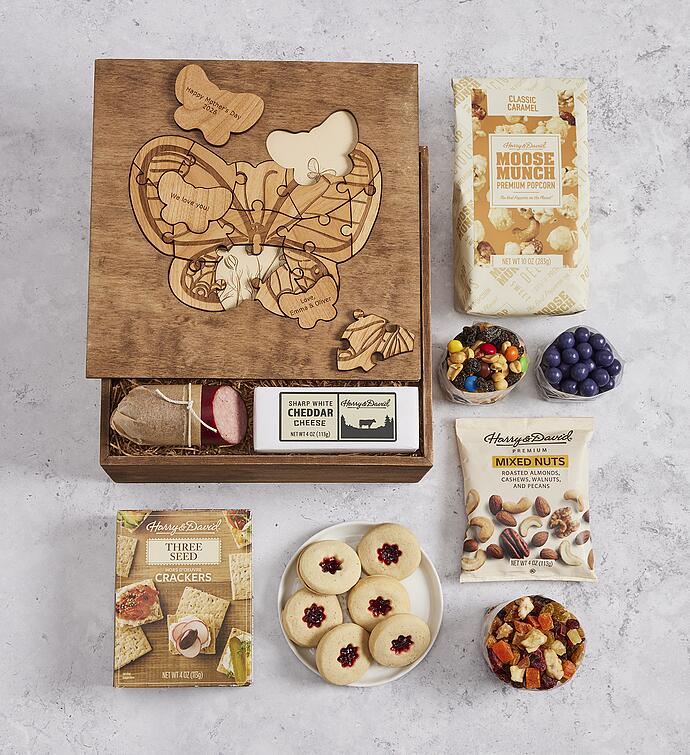 Mother's Day Gift Box with Personalized Keepsake Puzzle