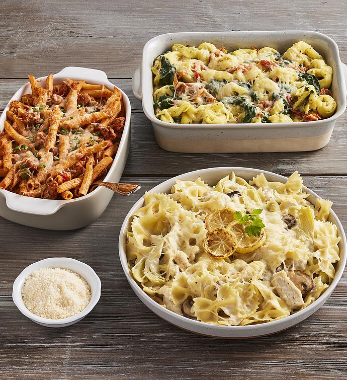 Italian-Style Pasta Trio Meal