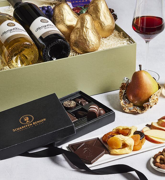 Deluxe Founders' Favorites Gift Box with Wine