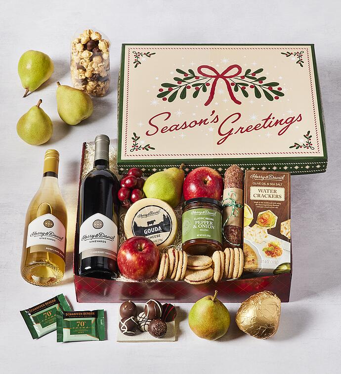 Holiday Founders' Favorites Gift Box with Wine