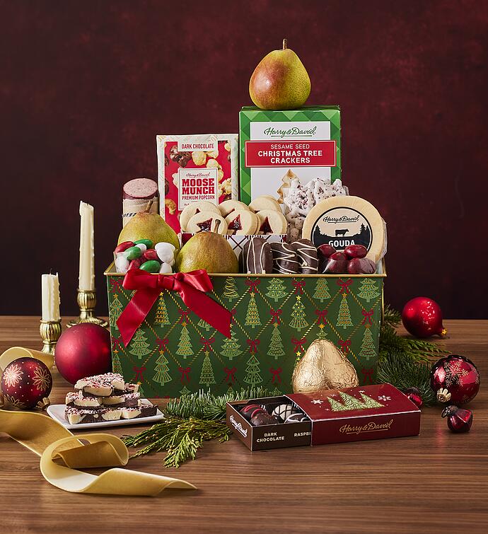 Deluxe Christmas Gift Basket