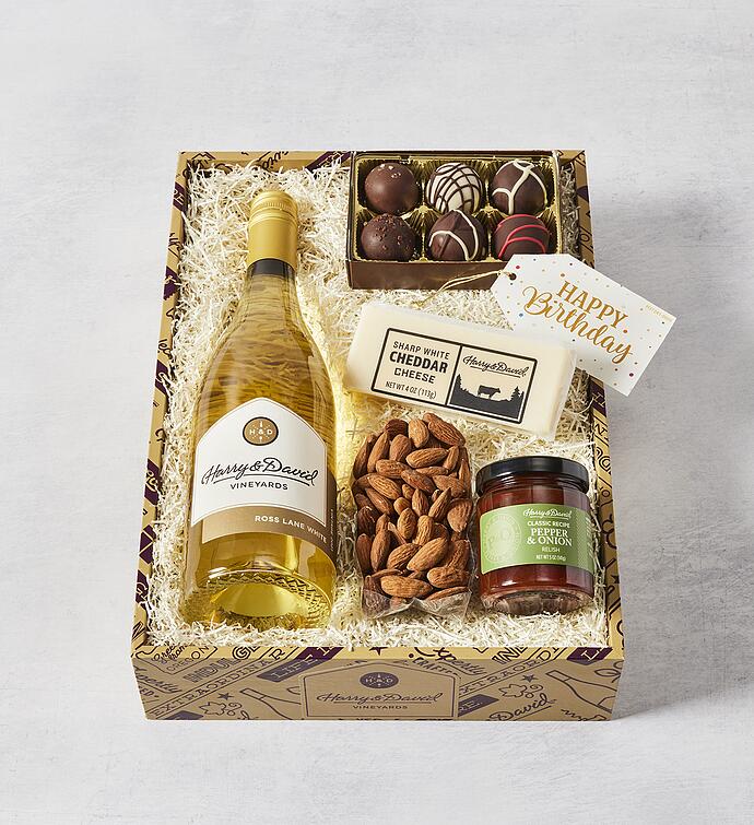 Birthday White Wine Box
