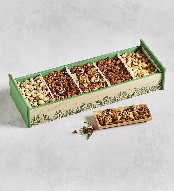 Holiday Mixed Nuts Crate