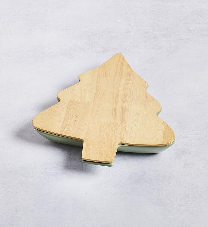 Holiday Serving Platter with Serving Board