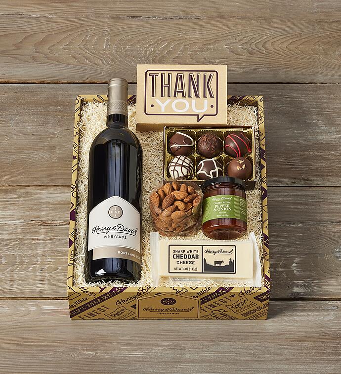 Thank You Red Wine Gift Box