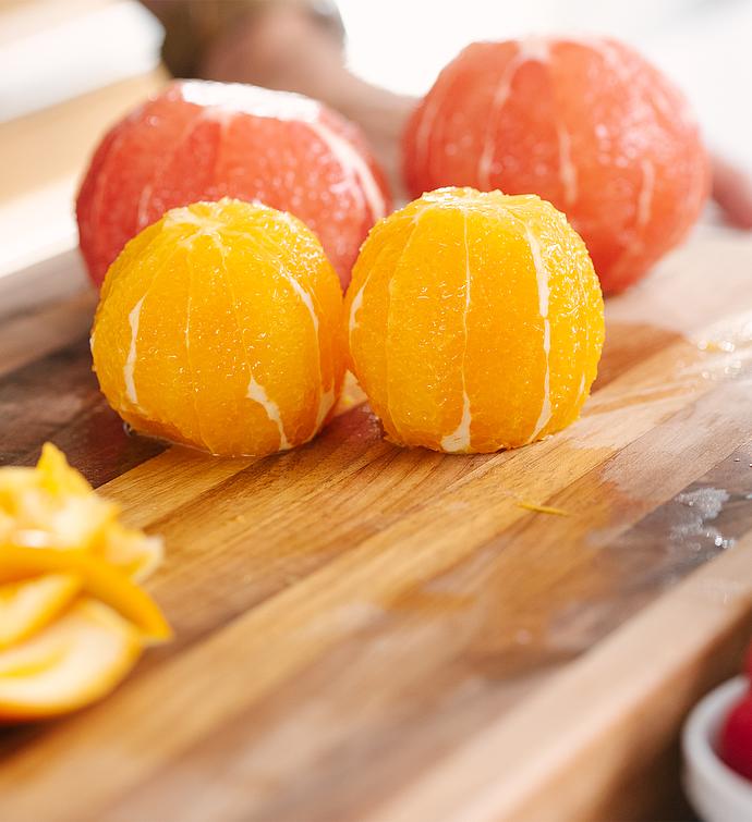 Navel Oranges and Grapefruit - Two Trays