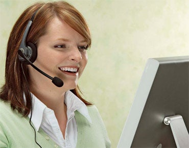 Customer Service Agents are Happy and Sitting By