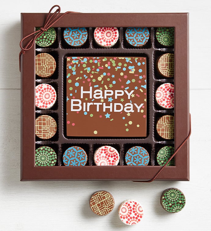 Simply Chocolate® Birthday Bar & Truffles