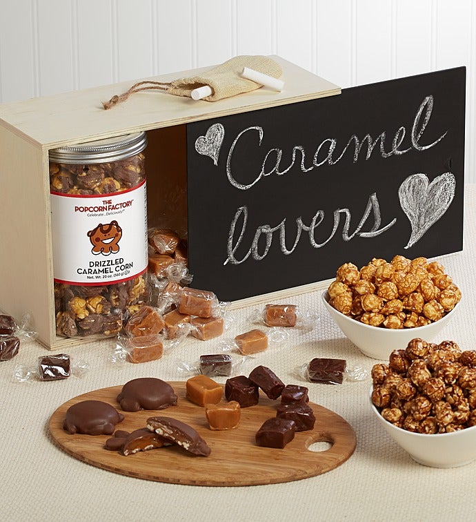 Caramel Lover's Chalkboard Top Gift Box