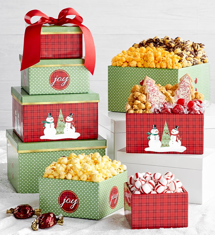 Magical Holiday 4 Tier Gift Tower
