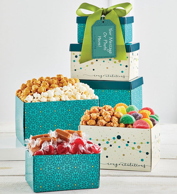 3 Gift Box Congrats Tower