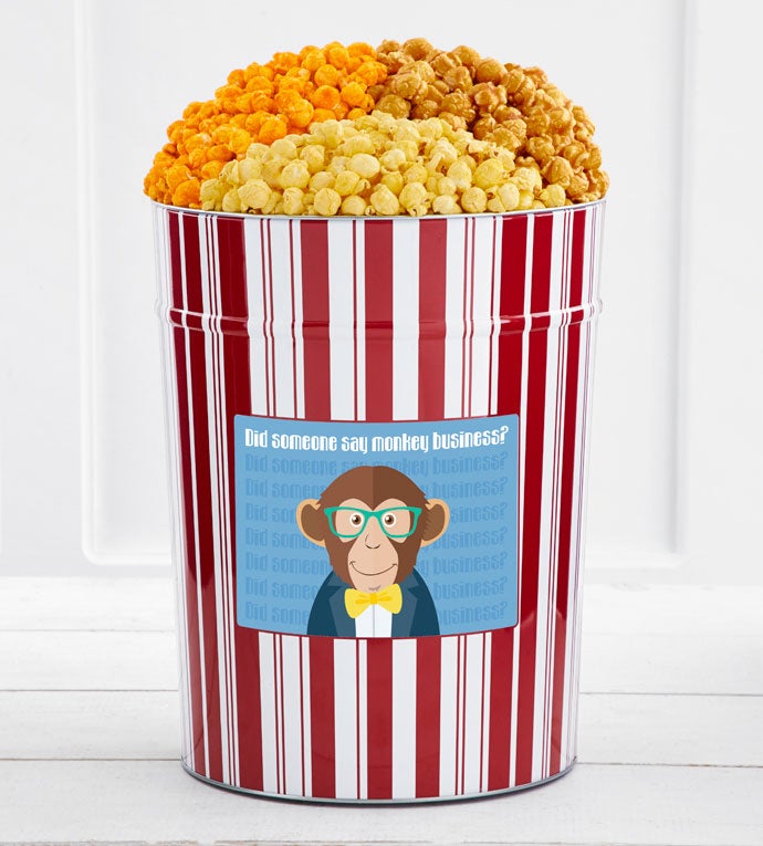 Tins With Pop® 4 Gallon Monkey Business