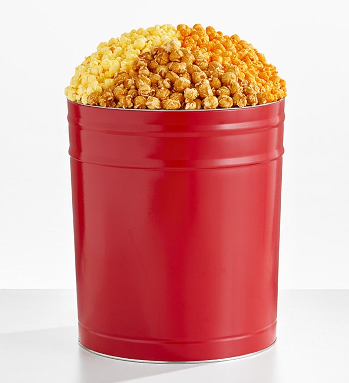 3 1/2 Gallon Really Red Popcorn Tin