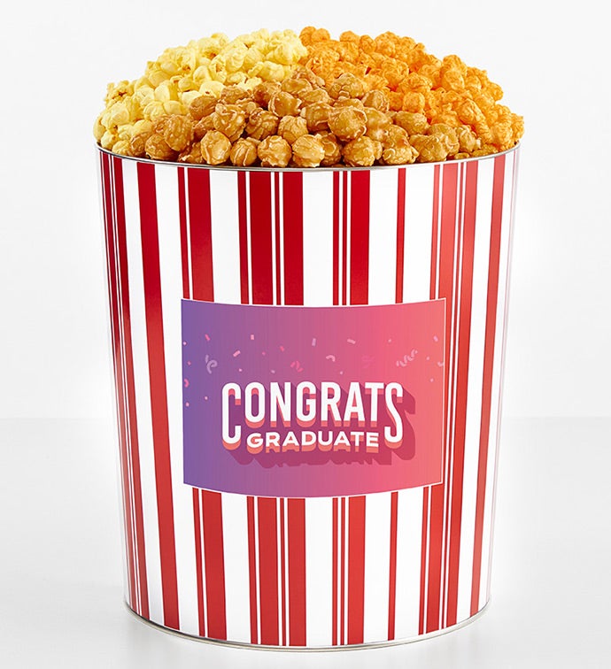 Tins With Pop 3.5 Gallon&reg; Congratulations Graduate